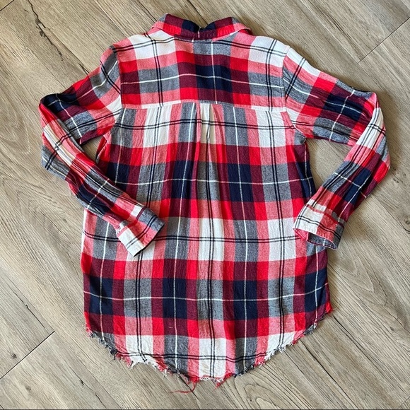 🔥SALE- Any 4/$20   Aerie Destructed Flannel Shirt​ - Picture 3 of 4